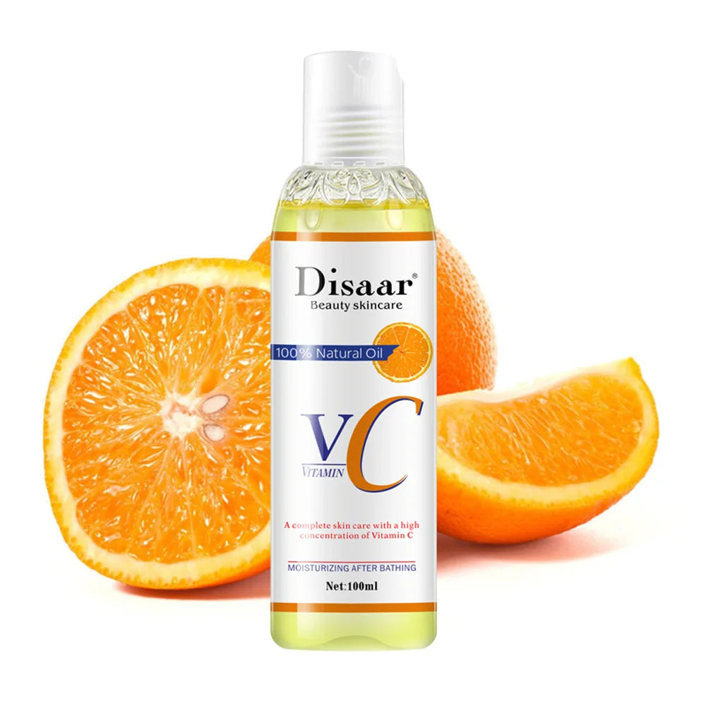 Disaar 100ml Vitamin C Massage Oil Moisturizing Orange Essential Oil Skincare DS51920