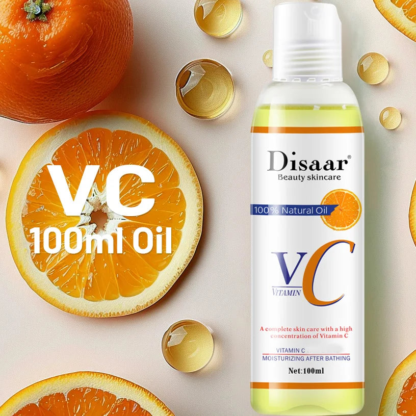Disaar 100ml Vitamin C Massage Oil Moisturizing Orange Essential Oil Skincare DS51920