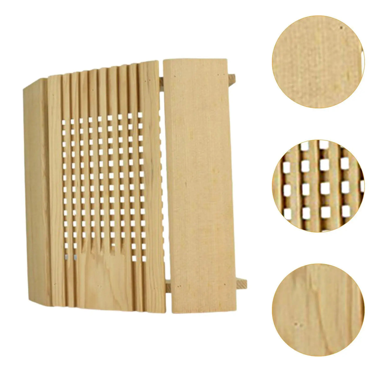 Wooden Lamp Shade for Sauna Room - Easy Assembly and Rustic Charm